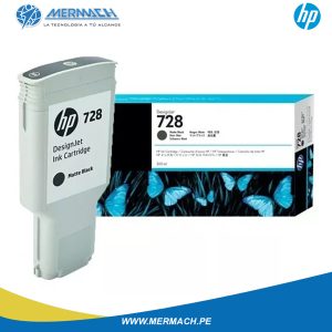 TINTA HP 728 F9J68A MATTE BLACK 300ML DESIGNJET T730/T830MFP