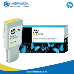 TINTA HP 727 F9J78A YELLOW 300ML DESIGNJET T1500/T920/T2500