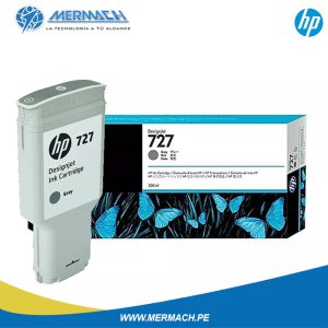 TINTA HP 727 F9J80A GRAY BLACK 300ML DESIGNJET T1500/T920/T2500