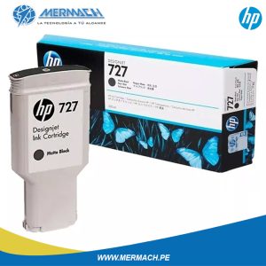 TINTA HP 727 C1Q12A MATTE BLACK 300ML DESIGNJET T1500/T920/T2500