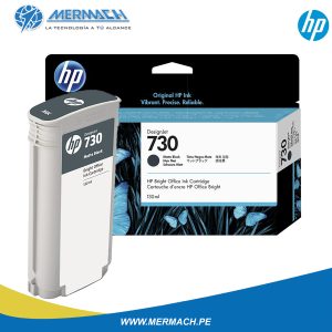 TINTA HP 730 P2V65A MATTE BLACK 130ML DESIGNJET T1600/T1700/T2600MFP