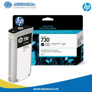 TINTA HP 730 P2V67A PHOTO BLACK 130ML DESIGNJET T1600/T1700/T2600MFP