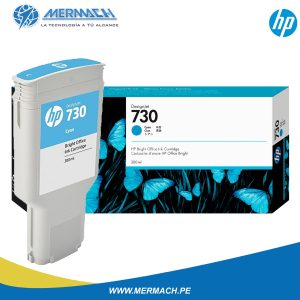 TINTA HP 730 P2V68A CYAN 300ML DESIGNJET T1600/T1700/T2600MFP