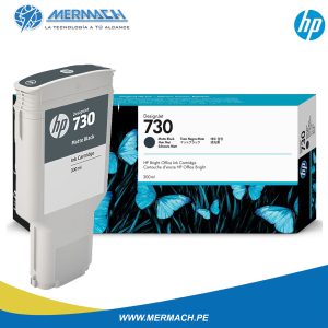 TINTA HP 730 P2V71A MATTE BLACK 300ML DESIGNJET T1600/T1700/T2600MFP