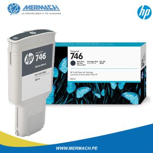 TINTA HP 746 P2V83A MATTE BLACK 300ML DESIGNJET Z6 / Z9