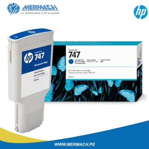 TINTA HP 747 P2V85A CHROMATIC BLUE 300ML DESIGNJET Z9