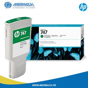 TINTA HP 747 P2V84A CHROMATIC GREEN 300ML DESIGNJET Z9