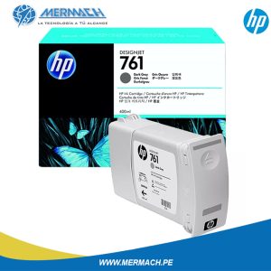 TINTA HP 761 CM996A DARK GRAY 400ML DESIGNJET T7100/T7200