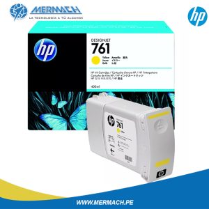 TINTA HP 761 CM992A YELLOW 400ML DESIGNJET T7100/T7200