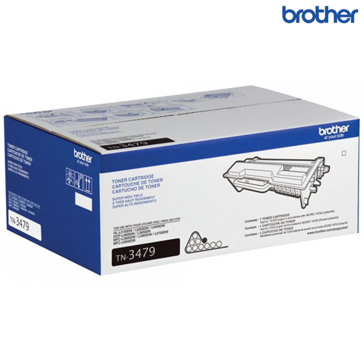 TONER BROTHER TN-3479 HL-L5100DN 12K PAG. - Imagen 3