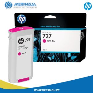 TINTA HP 727 B3P20A MAGENTA 130ML DESIGNJET T1500/T920/T2500