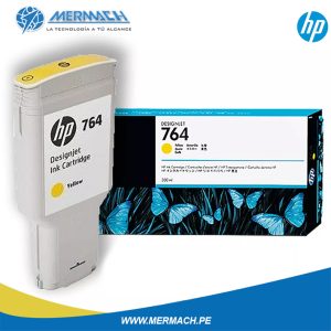 TINTA HP 764 C1Q15A YELLOW 300ML DESIGNJET T3500
