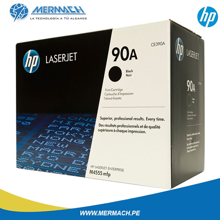 Cartucho de Tóner HP 90X Negro Alto Rendimiento LaserJet Original