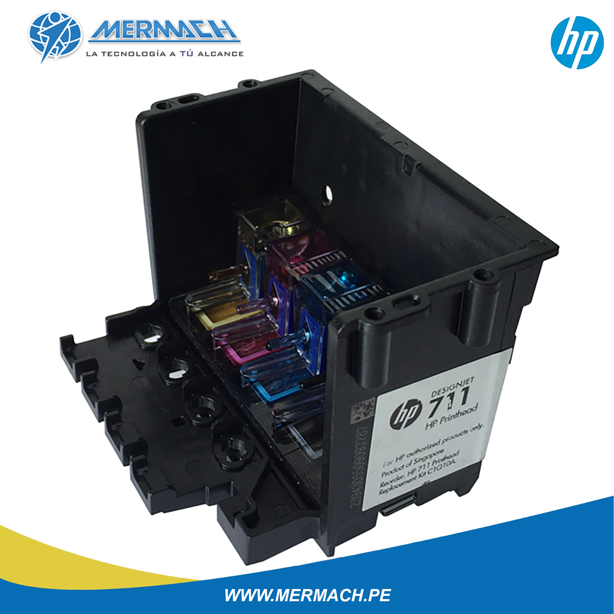 CABEZAL DE IMPRESION HP 711 C1Q10A DESIGNJET T120/T125/T130/T520 - Imagen 4