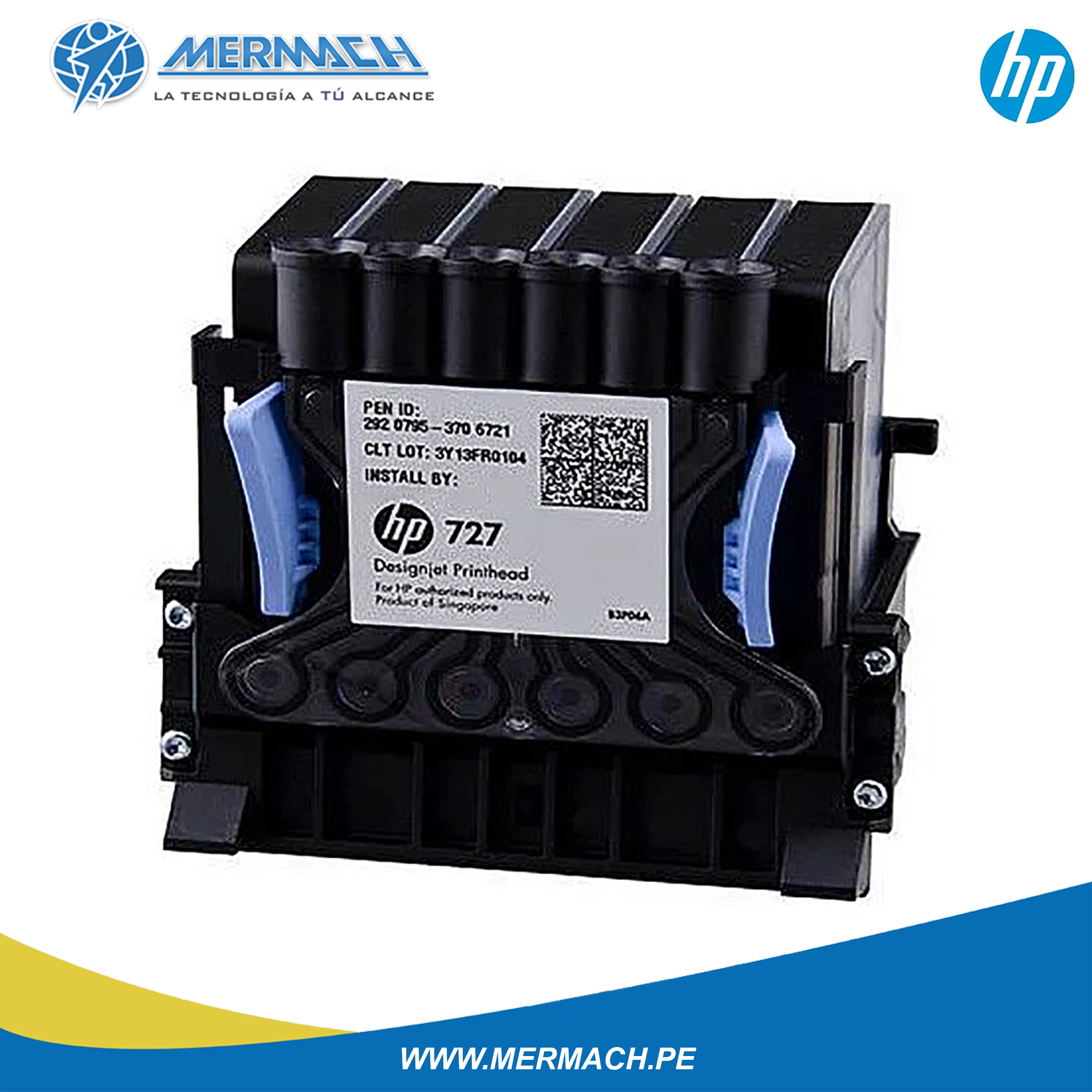 CABEZAL DE IMPRESION HP 727/732 B3P06A DESIGNJET/XL T920/T1500/T2500/T3500/3600MFP - Imagen 3
