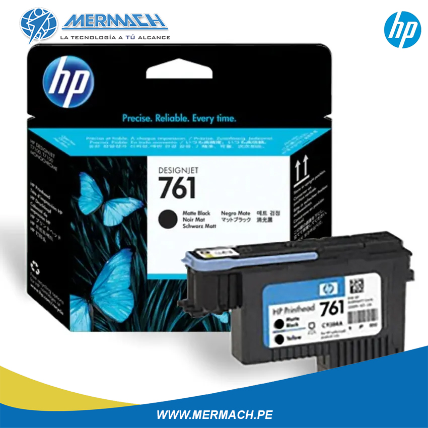 CABEZAL DE IMPRESIÓN HP 761 CH648A MATTE BLACK DESIGNJET T7100/7200