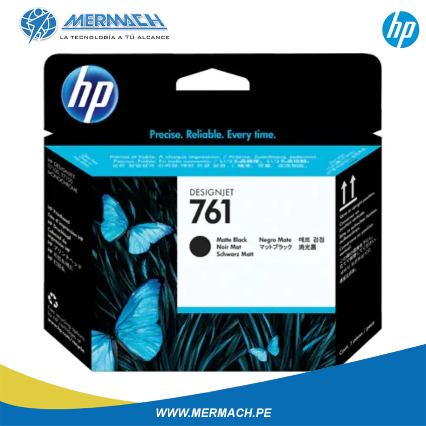 CABEZAL DE IMPRESIÓN HP 761 CH648A MATTE BLACK DESIGNJET T7100/7200 - Imagen 2