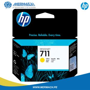TINTA HP 711 CZ132A YELLOW 29ML DESIGNJET T120/T125/T130/T520