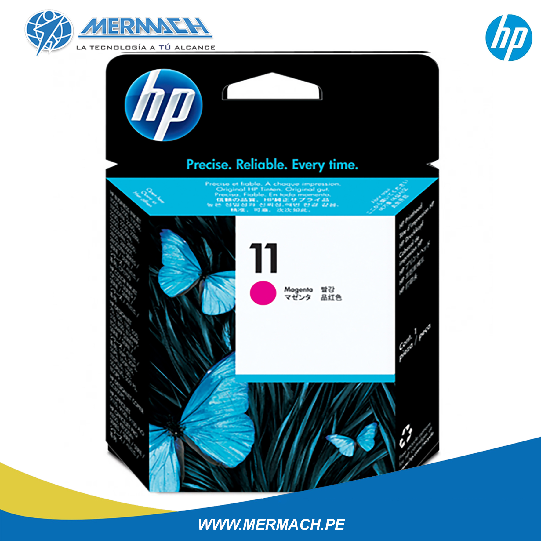 CABEZAL DE IMPRESIÓN HP 11 C4812A MAGENTA 500/800/2200 - Imagen 2