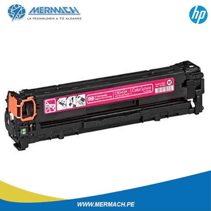 TONER HP 125A CB543A MAGENTA LASERJET CP1210/CP1215/CM1312 1.4PAG - Imagen 3