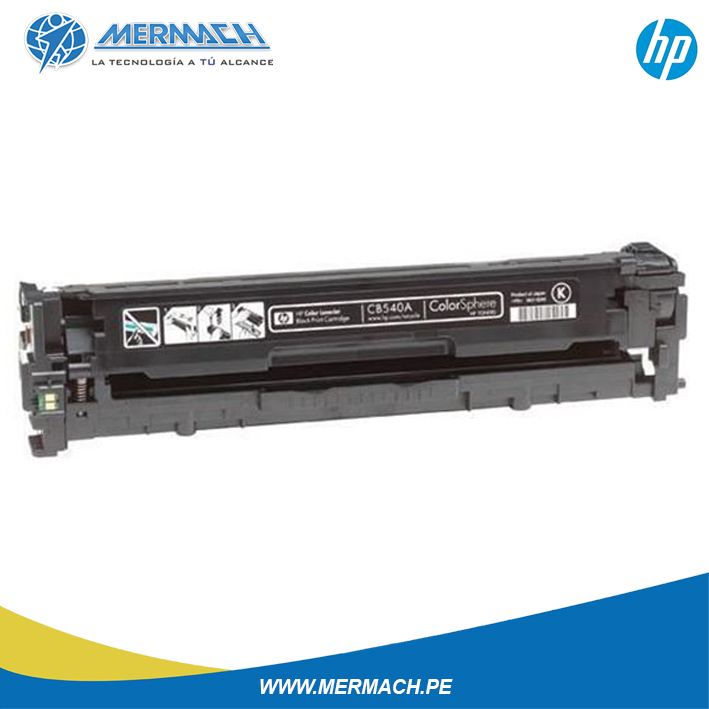 TONER HP 125A CB540A NEGRO LASERJET CP1210/CP1215/CM1312 2.2PAG - Imagen 3