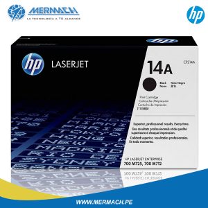 TONER HP 14A CF214A BLACK LASERJET 700 ENTRERPRISE 10K