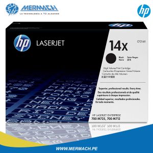 TONER HP 14X CF214X BLACK LASERJET 700 ENTRERPRISE 17.5K