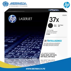 TONER HP 37X CF237X BLACK LASERJET ENTERPRISE M631DN/M631H/M631Z/M632H 25K