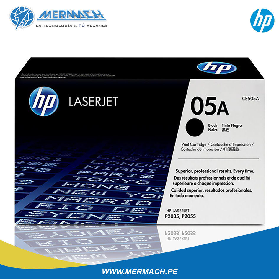 TONER HP 05A CE505A BLACK LASERJET P2035/P2055/P2050 2.3K