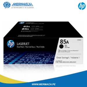TONER HP DUAL PACK 85AD CE285AD BLACK LASERJET P1102/M1132/M1212/M1217 3.2K