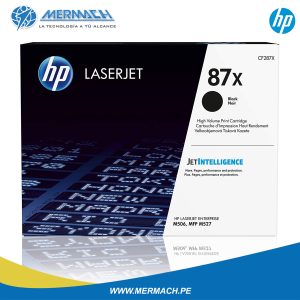 TONER HP 87X CF287X BLACK LASERJET ENTERPRISE M506DN/M501DN/M527C 18K