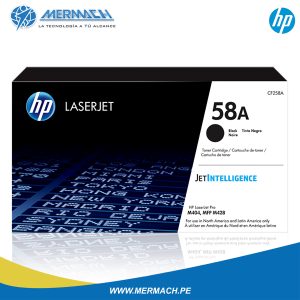 TONER HP 58A CF258A NEGRO LASERJET M404/M428 3K
