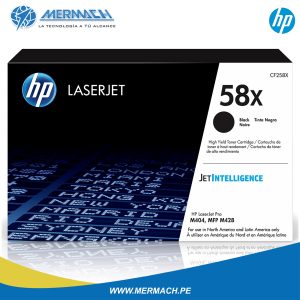 TONER HP 58X CF258X NEGRO LASERJET M404/M428 10K