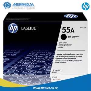 TONER HP 55A CE255A BLACK LASERJET P3011/P3015 6K