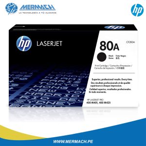TONER HP 80A CF280A BLACK LASERJET M401/M425 2.7K
