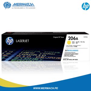 TONER HP 206A W2112A YELLOW LASERJET PRO M282NW 1,250PAG