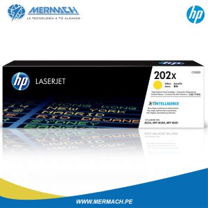 TONER HP 202X CF502X YELLOW LASERJET PRO M281 2.5K