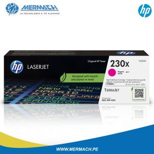 TONER HP 230X W2303X MAGENTA LASERJET PRO 4203, 4303 5,500PAG