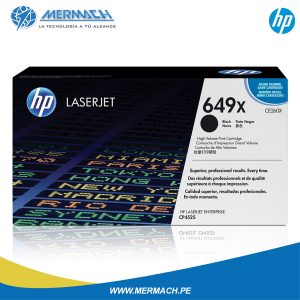 TONER HP 649X CE260X NEGRO COLOR LASERJET CP4025/CP4525 17K