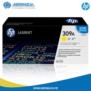 TONER HP 309A Q2672A YELLOW COLOR LASERJET 3500 / 3550 4K