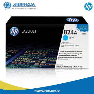 TAMBOR O UNIDAD DE IMAGEN HP 824A CB385A CYAN HP LASERJET CP6015/CM6030/CM6040 35K