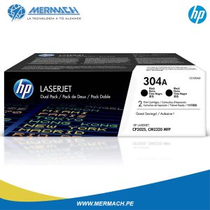TONER HP 304AD CC530AD NEGRO COLOR LASERJET CP2025/CM2320 7K