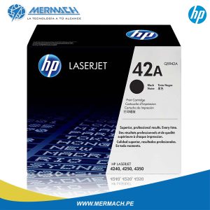TONER HP 42A Q5942A BLACK LASER JET 4250/4350  10K