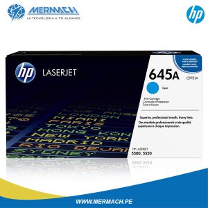 TONER HP 645A C9731A CYAN COLOR LASERJET 5500/5550 12K