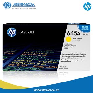 TONER HP 645A C9732A YELLOW COLOR LASERJET 5500/5550 12K