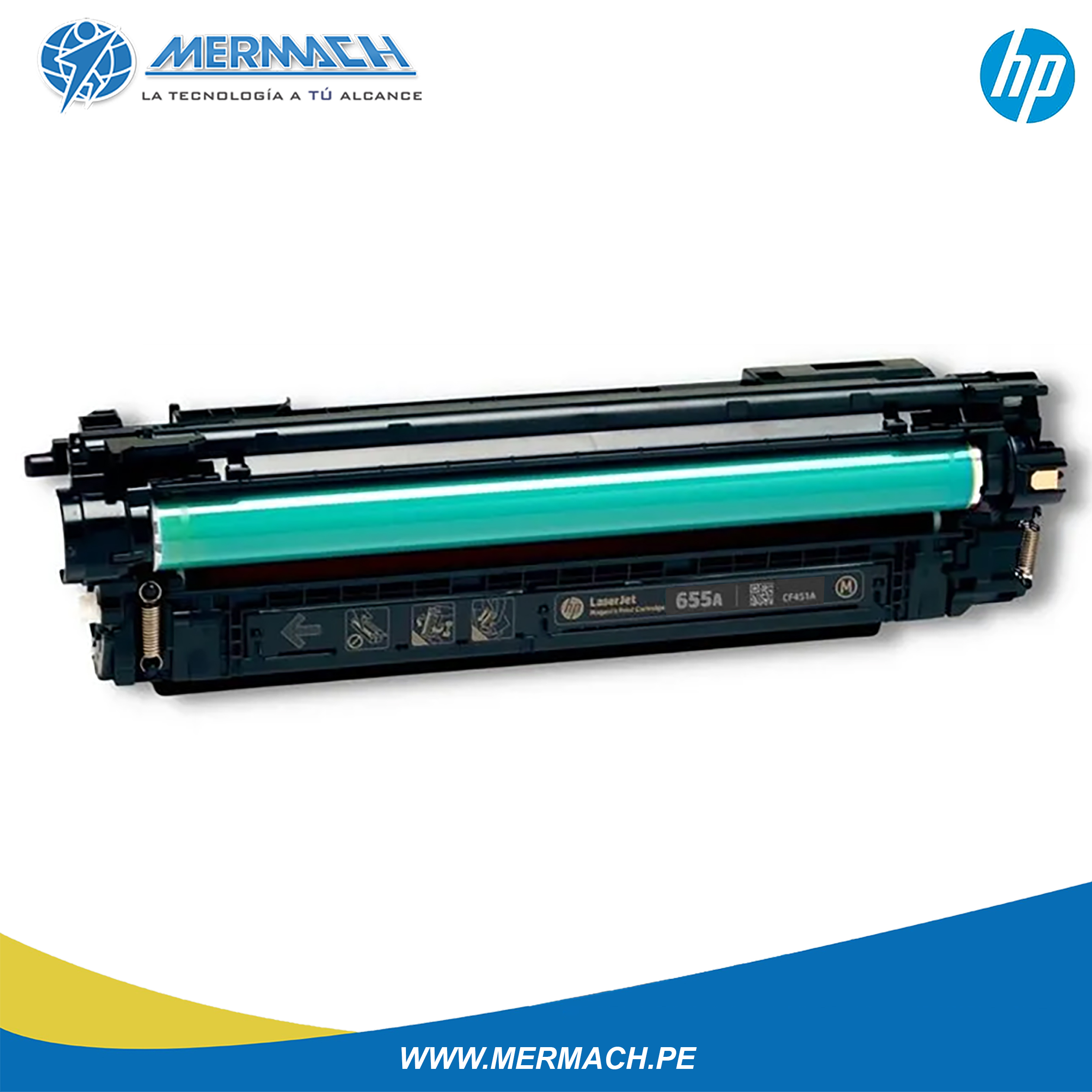 TONER HP 655A CF453A MAGENTA COLOR LASERJET ENTERPRISE M652/M681 10.5K - Imagen 3