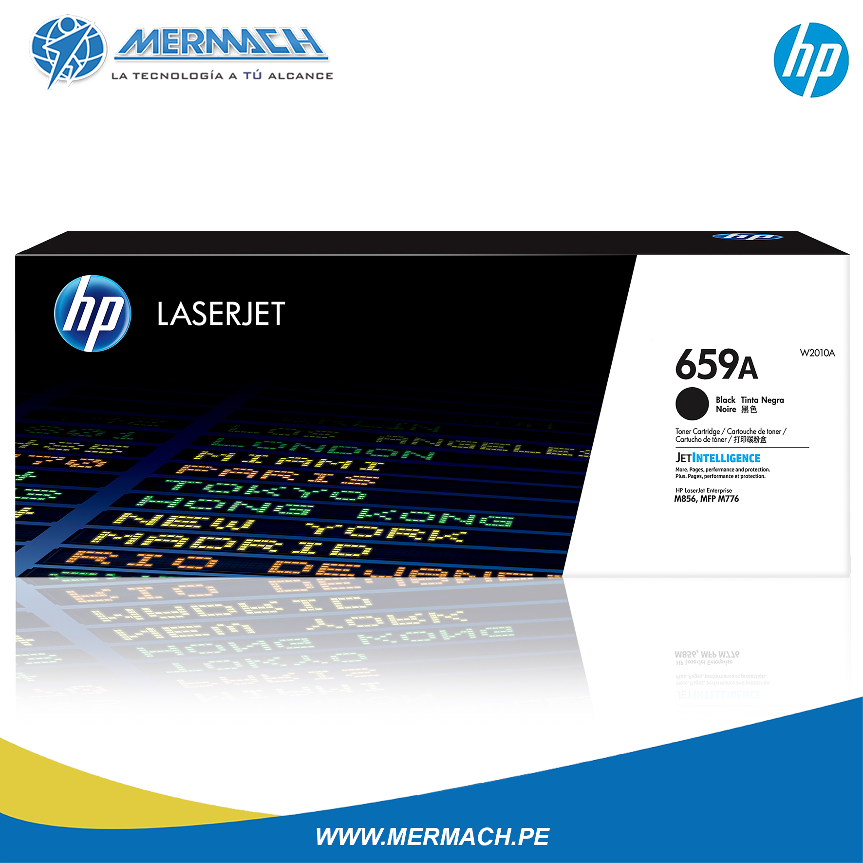 TONER HP 659A W2010A BLACK HP COLOR LASERJET M856 16K
