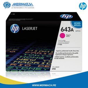 TONER HP 643A Q5953A MAGENTA HP COLOR LASERJET 4700 10K