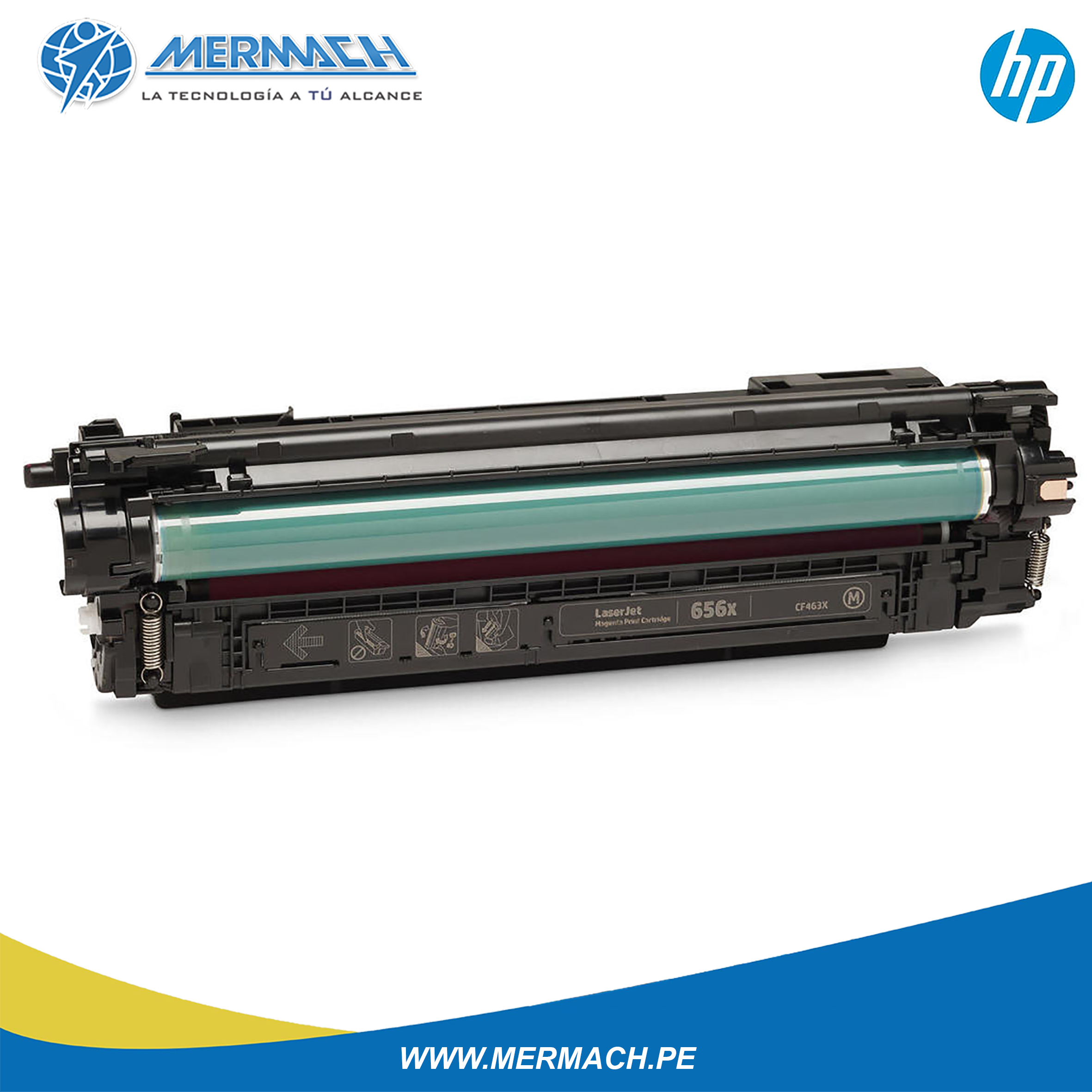 TONER HP 656X CF463X MAGENTA COLOR LASERJET ENTERPRISE M652/M653 22K - Imagen 3